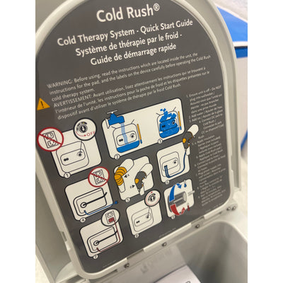 Ossur Cold Rush Cooler Cold Therapy Machine w/ Left or Right Hip Pad