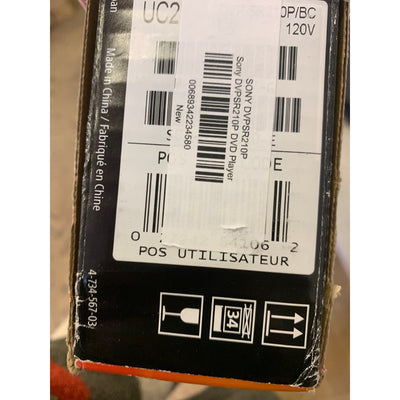 Sony Lecteur DVD Player W Remote Progressive Scan DVPSR210P Black