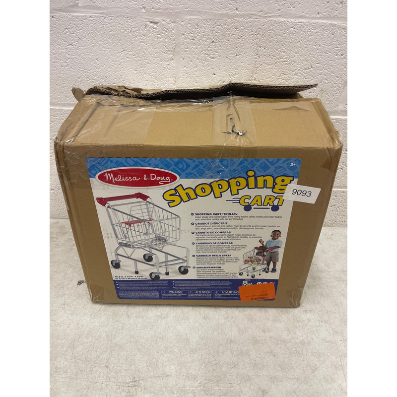 Melissa & Doug Toy Shopping Cart With Sturdy Metal Frame 20.2 x 15 x 14 inches
