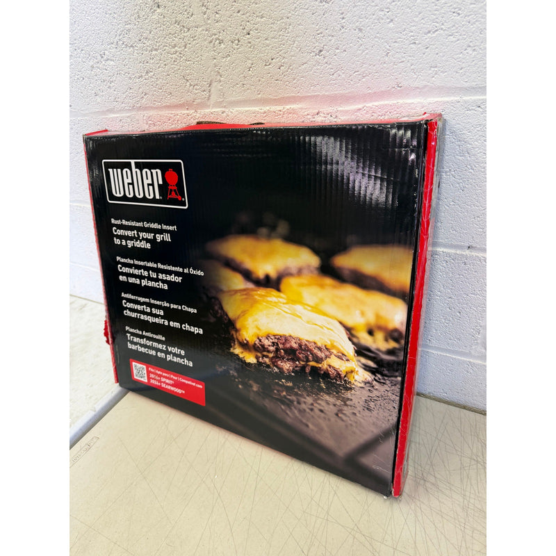 Weber Rust-Resistant Griddle Insert for Searwood & Large Spirit Series Grills