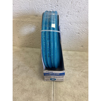 Tru Flate 25' x 1/4" Poly Air Hose, -30 F - 150 F, 300 PSI, Lightweight, 12-25E