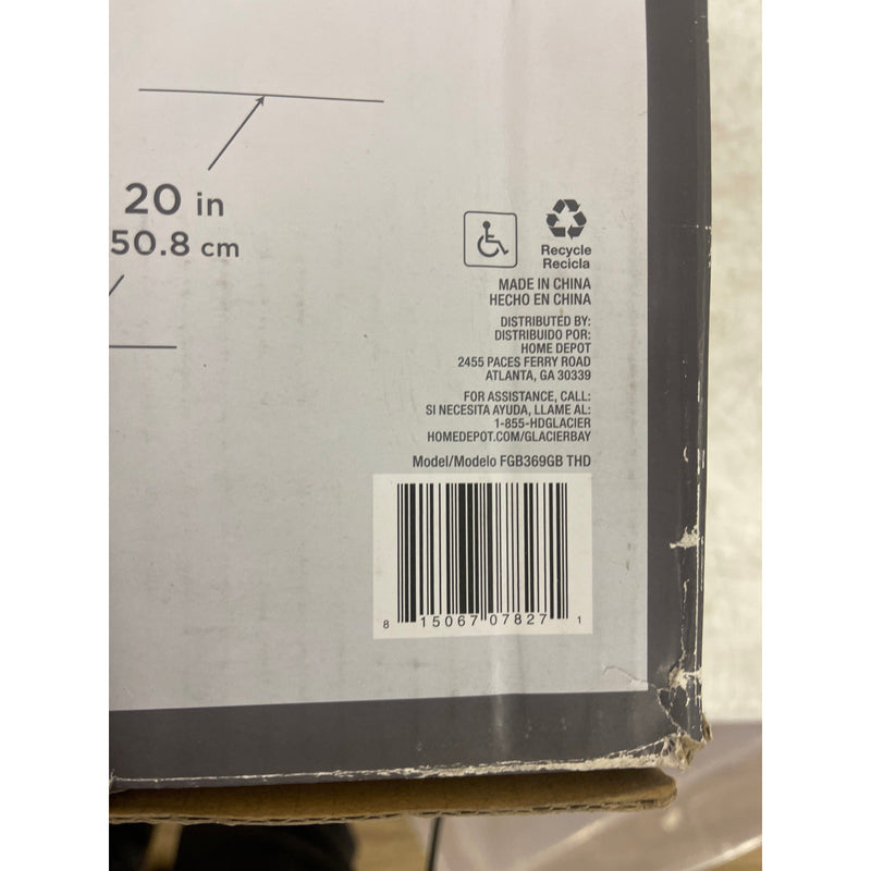 Glacier Bay Bathroom Support Safety Rail, 23" Wide, 27"-33" Tall FGB369GB
