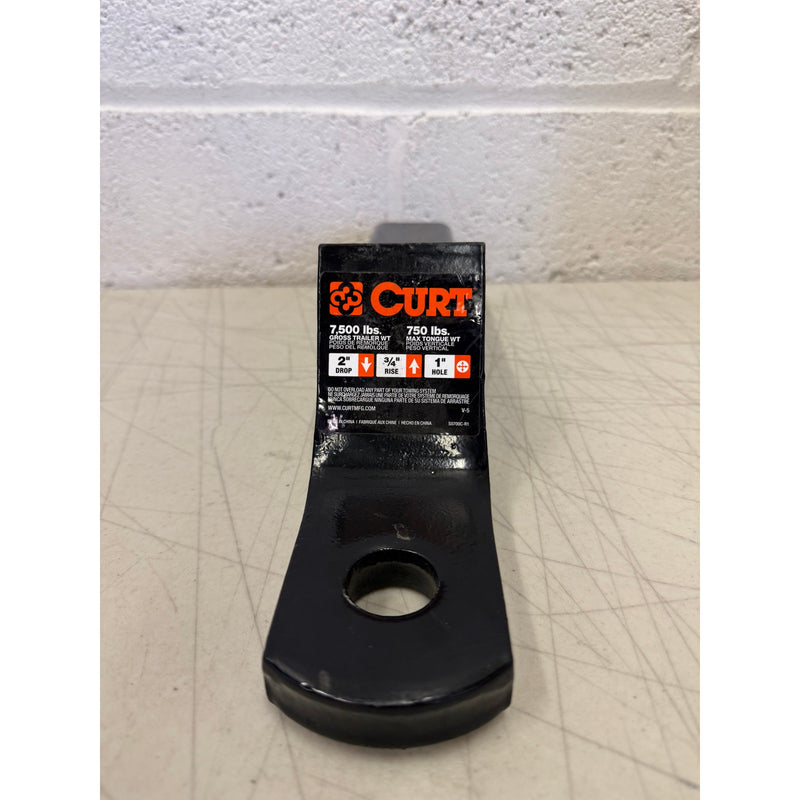 Curt 45830 Ball Mount, 8-1/4 in L, 2 in Drop, 3/4 in Rise, Trailer Hitch