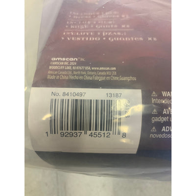 Party City Cinderella Costume, Disney Descendants 4  Blue Sparkly ADULT XL