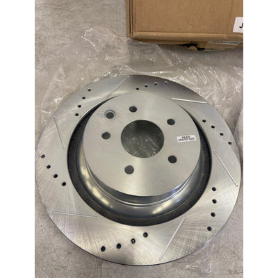 SET-OF-2 Power Stop Brake Rotors, Front Wheel, Drilled And Slotted, JBR1300XR