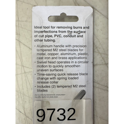 Performance Tool Swivel Head Deburring Tool with M2 Steel Blades - W2960
