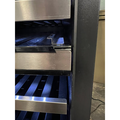 Danby Dual-Zone Wine Cooler 38-Bottle, Black/Stainless Steel, SEE DETAILS
