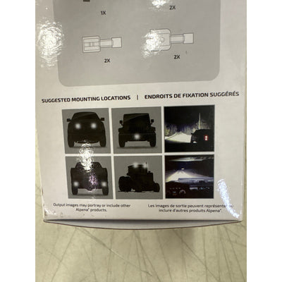 Alpena LEDRover HD Auxiliary Light High Intensity Spot Beam LED Utility Off-Road