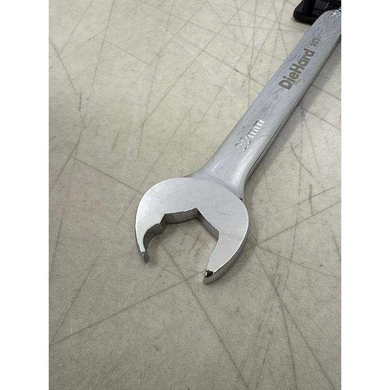 DieHard 22mm Ratcheting Wrench for Precise Automotive Work, 12 Point - DHP55029