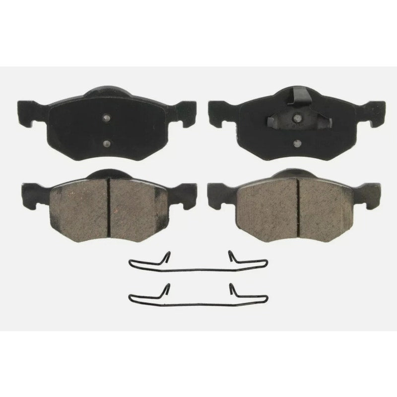 Carquest Premium Gold Brake Pads w Hardware, Ceramic, Quiet, Front - GNAD2008