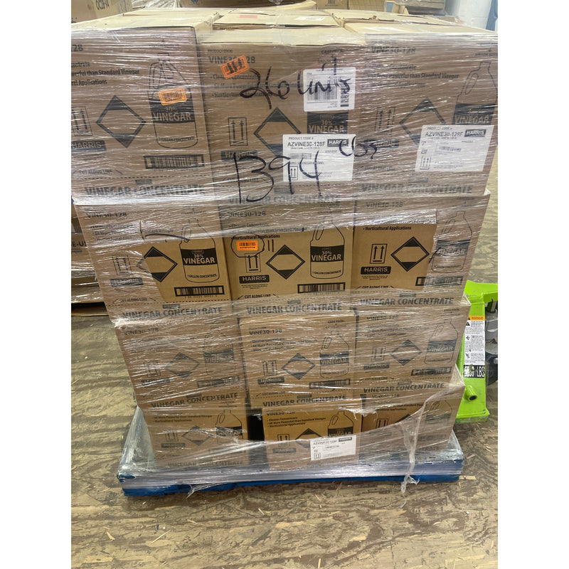 4-Gal Harris 30% Vinegar, Extra Strength w Funnel, 1 Gal/ Bottle, MANY AVAILABLE