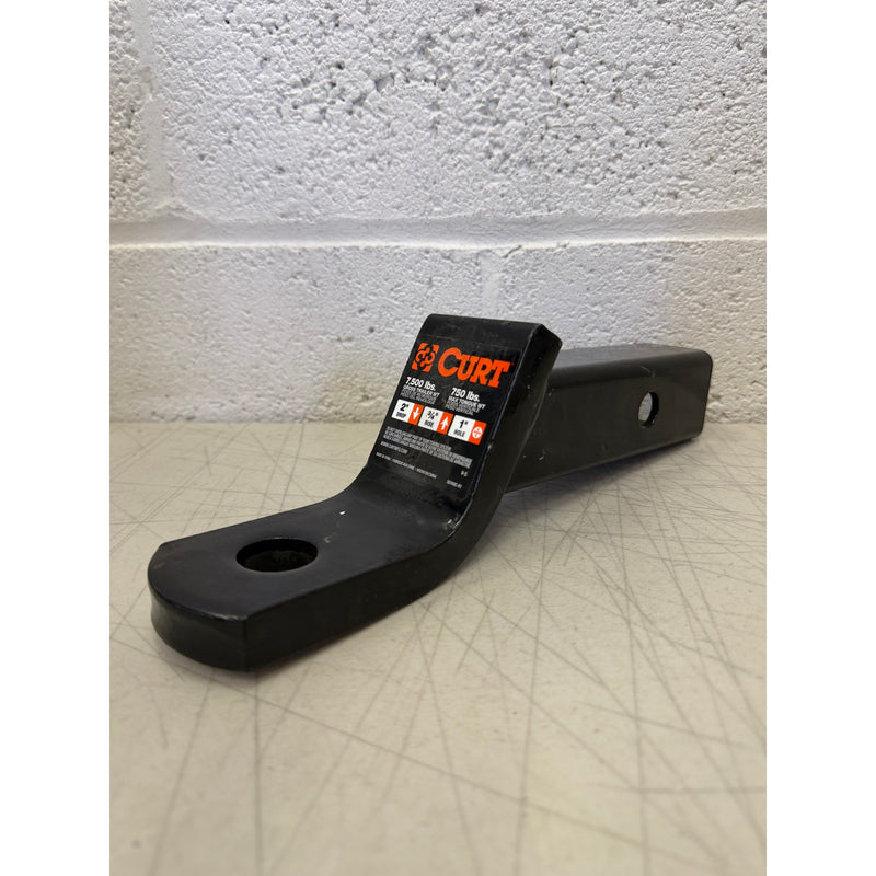 Curt 45830 Ball Mount, 8-1/4 in L, 2 in Drop, 3/4 in Rise, Trailer Hitch