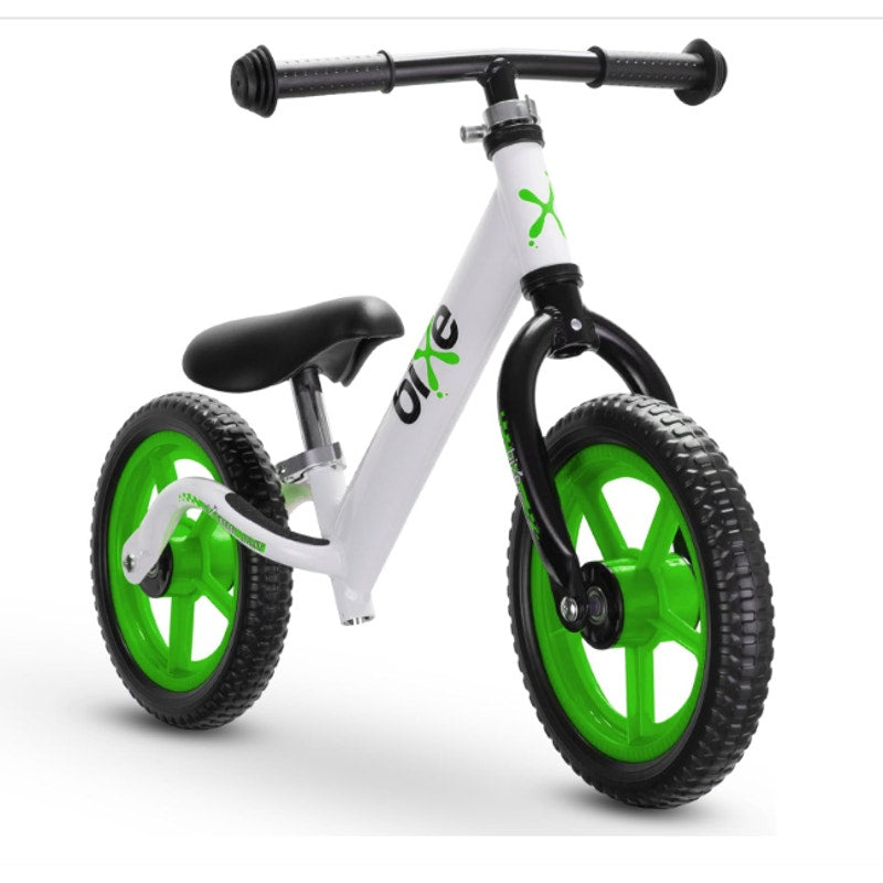 Bixe Aluminum Balance Bike for Kids Lightweight No Pedal Training Bicycle Green