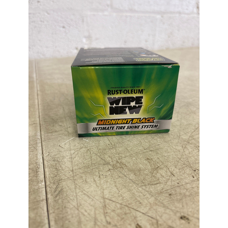 Wipe New Midnight Black Tire Shine Kit, Ultimate Tire Shine, Wet Look 8 Fl Oz
