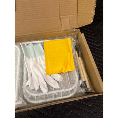 8-Tiers 9-Pot Metal Plant Stand, 55" Tall Plant Shelf Multiple Plants Metal White