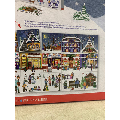 EuroGraphics Puzzles Christmas Town Fair 50pc Puzzle Advent Calendar