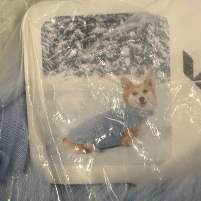 Koolaburra by UGG Pet Melly Vest Dog, Super Soft, 12-13" Collar, Blue - Small