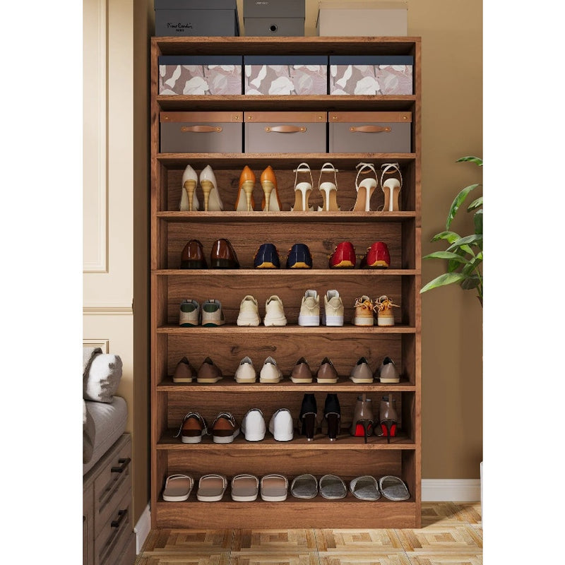 Tribesigns Freestanding Shoe Cabinet, 9-Tier 40-45 Pairs Shoe Storage Rack