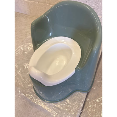 BabyBjörn Potty Chair, Potty Training, Toddler, Baby Bathroom Deep green/White