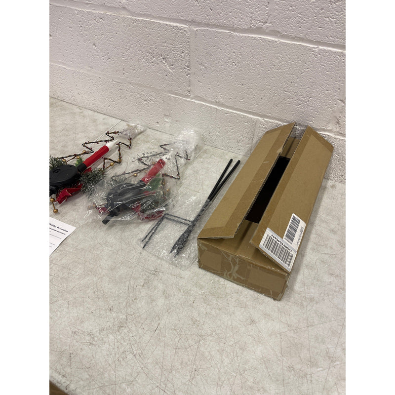 SET-OF-2 Solpex Solar Christmas Decorations Waterproof Solar Powered Candles