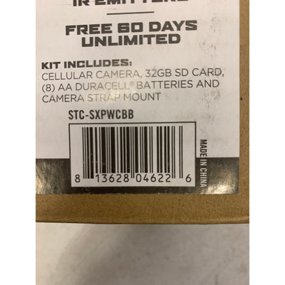 Sonix Stealth Trail Cam 30 Megapixel Wireless Cellular Camera Kit STC-SXPWCBB