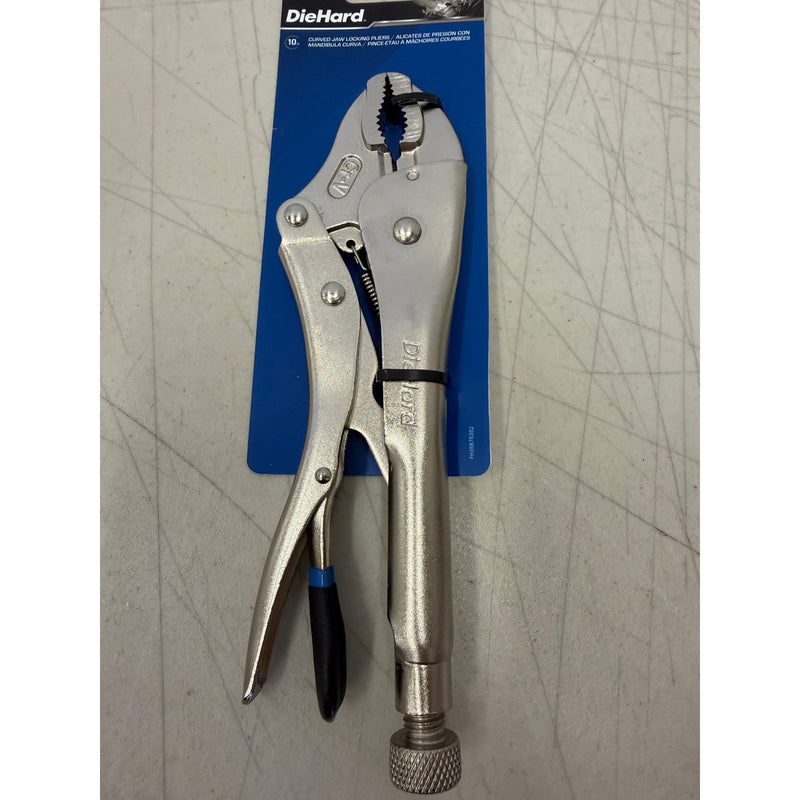 DieHard Curved Jaw Locking Pliers 10", Chrome Vanadium Steel