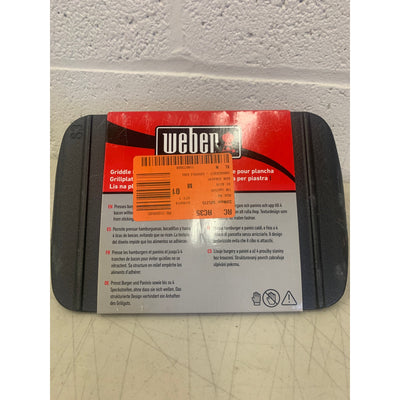 Weber Griddle Grill Press in Cast Iron 9"x6" 4lb