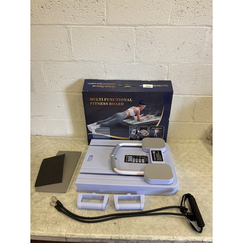 SOseau 4in1 Multifunctional Pilates Fitness Board Foldable Built in Timer Purple