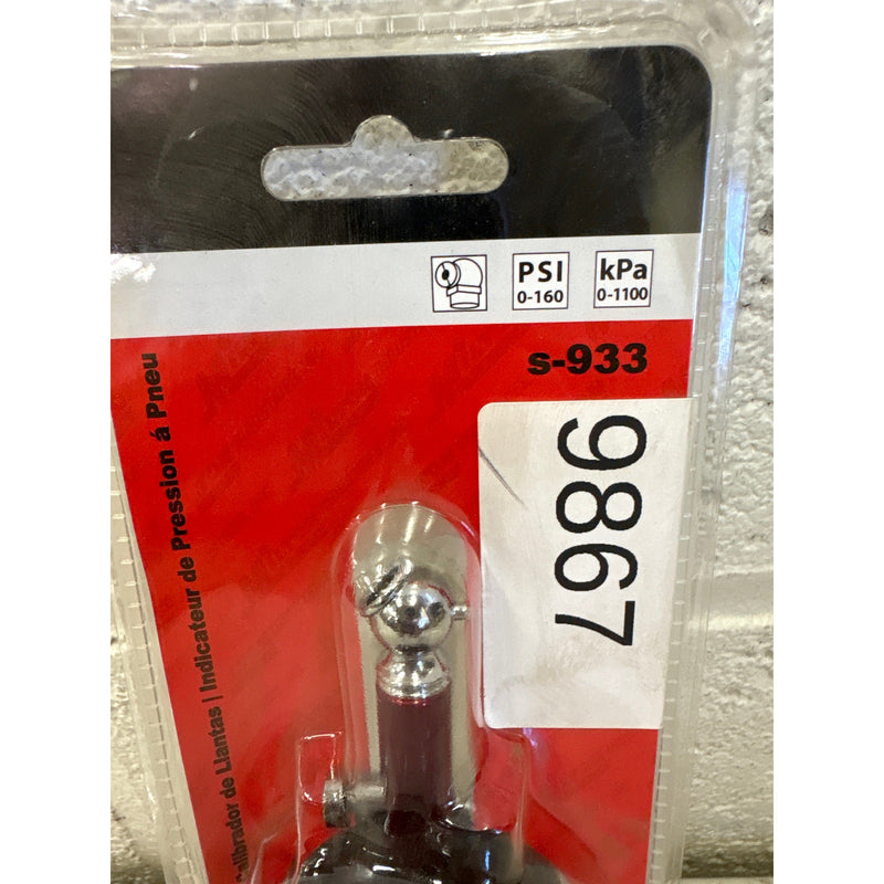 Milton Industries Single Head Chuck Dial Tire Gauge, Tire Pressure, 0-160 PSI