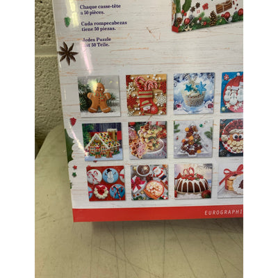 EuroGraphics Puzzles Christmas Delights 50pc Puzzle 24 Day Advent Calendar