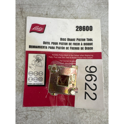 Lisle Disc Brake Piston Tool Used to Rotate Piston Back in Brake Caliper 28600