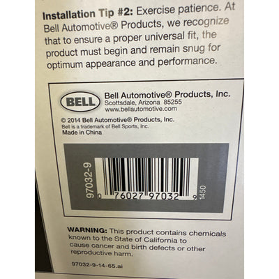 Bell Automotive Fastline HyperFlex Core Steering Wheel Cover, Fits 14.5"-15.5"