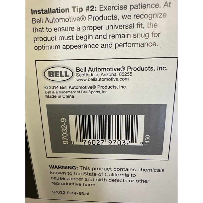 Bell Automotive Fastline HyperFlex Core Steering Wheel Cover, Fits 14.5"-15.5"