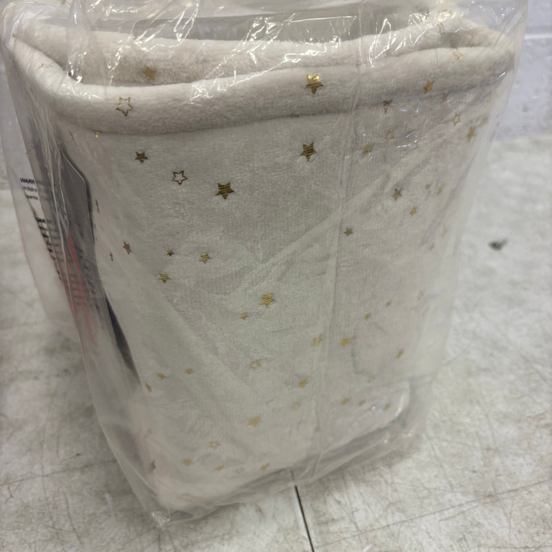 UGG Avery Stars 2-Piece Storage Square Bin & Round Waste Bin, Soft Fuzzy - White