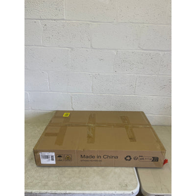 Wooden High Chair Adjustable Height Easy to Clean Toddler Highchair Brown/Yellow