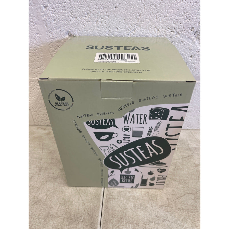 SUSTEAS Electric Kettle 57oz Hot Tea Kettle Water Boiler w Thermometer - Green