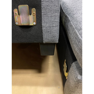 Set-of-2 33 x 36 x 36" Love Seat, Corner Chairs, Living Room Furniture, Gray