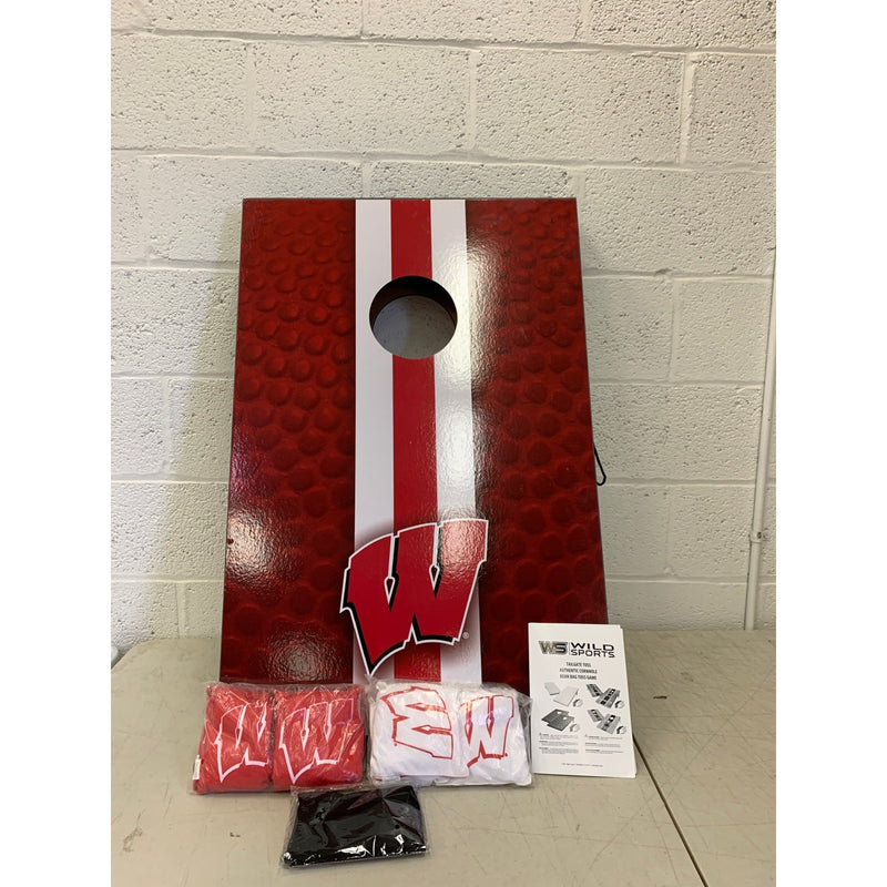 Wild Sports Deluxe Cornhole Set Tailgate Toss NCAA 2&