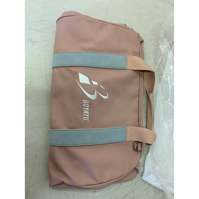 BOYATU Weekender Bag for Women Travel Duffel Bag Gym Bag w Shoulder Strap PINK