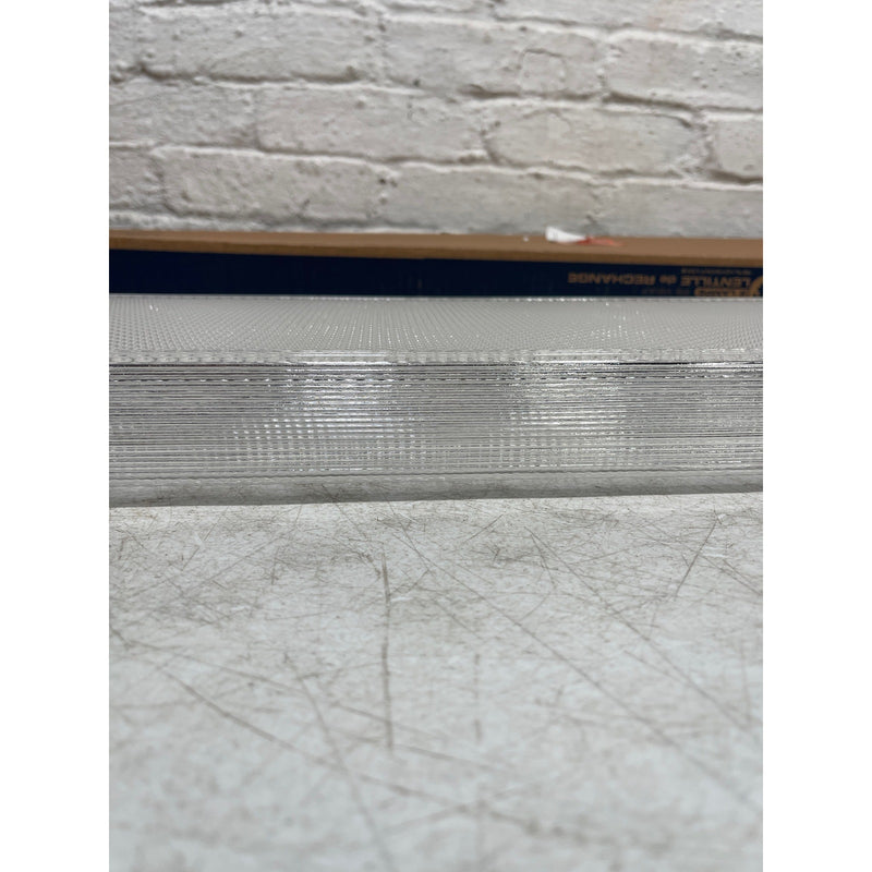 Lithonia Lighting 48in Acrylic Light Fixture Cover, Wraparound Lens