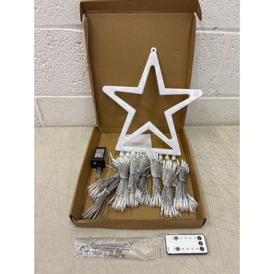 Christmas Decorations Outdoor,11.5 ft 317 LED Star Christmas Tree Lights,8 Modes