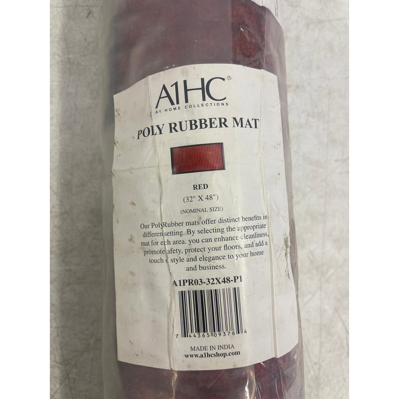 A1HC Durable Multi Purpose Door Mat Waterproof, All Weather 32x48 Inches RED