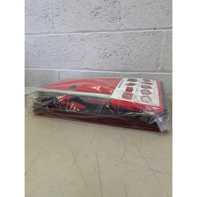 Christmas Ornament Storage Box with Removable Trays, up to 73 ornaments (Red)