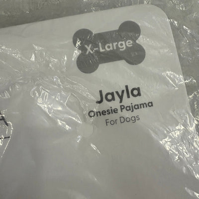 Koolaburra UGG Pet Jayla 1-Piece Pajama Dog Jacket 20-21" Collar Pink Plaid XL