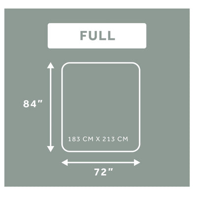 Sunbeam Heated Blanket | 10 Heat Settings, Quilted Fleece, Newport Blue, Full
