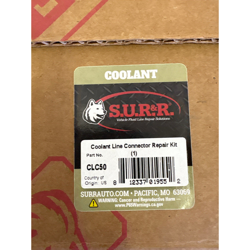 SUR & R Auto Parts Coolant Line Connector Repair Kit, Car Parts Auto Tools CLC50