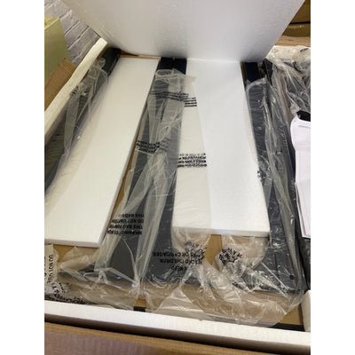 Tribesigns Rectangular Dining Table 71" Farmhouse Table 6-8 People, Gray