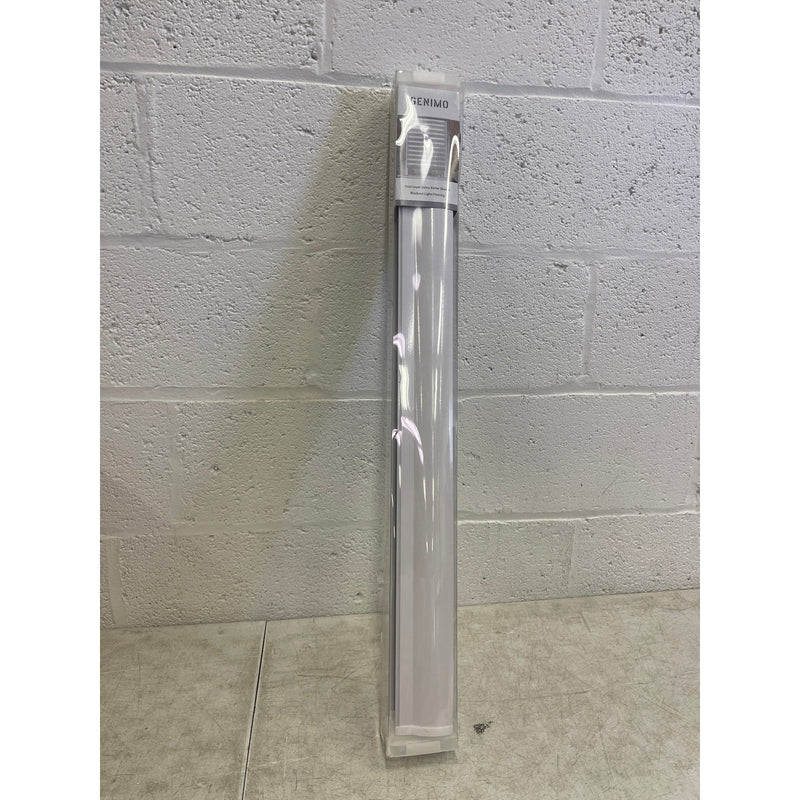 GENIMO Zebra Blinds Dual Layer Roller Window Shades 28" x 72" - Brown