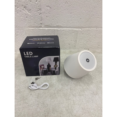 LED Wine Bottle Lamp 3-Color Wireless Bottle Table Touch Control - White