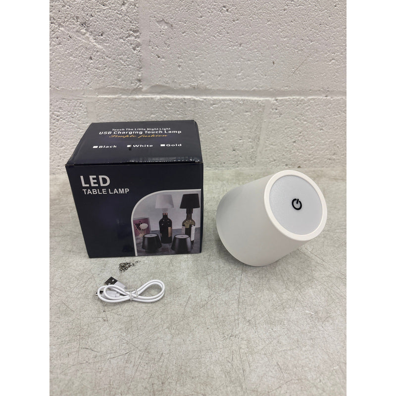 LED Wine Bottle Lamp 3-Color Wireless Bottle Table Touch Control - White
